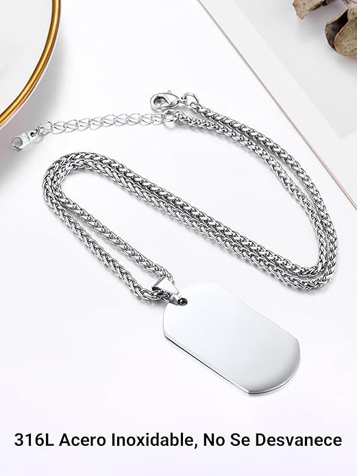 Colgante Chapa Personalizado