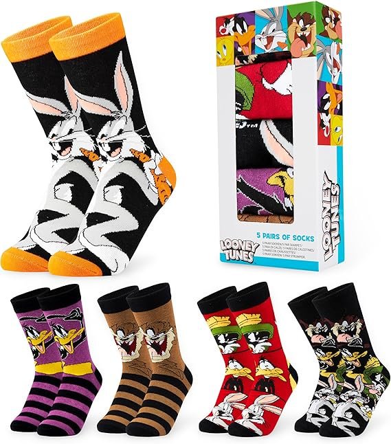 Calcetines Hombre Divertidos Looney Tunes